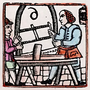 C17 Woodworkers / Woodcut