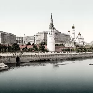 c.1890s Russia - the Kremlin from the Moskva River