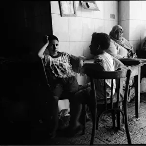 Cafe interior - Alexandria, Egypt