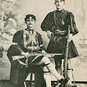 Captain Simos and his deputy - Greek Patriot
