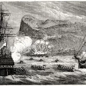 The Capture of Gibraltar by Anglo-Dutch forces, 1 to 4 August 1704