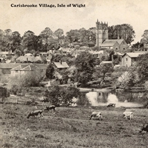 Carisbrooke Village, Isle of Wight, Hampshire, England