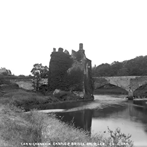 Carrigadrohid Castle and Bridge on R. Lee, Co. Cork