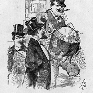 Cartoon, George Parkes, Elephant and Castle Theatre