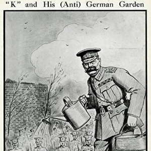 Cartoon, K and His (Anti) German Garden, WW1