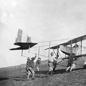 Caudron G111 plane, Maktau Camp, Kenya, WW1