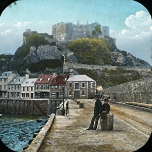 The Channel Islands - Castle from Gorey pier