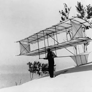 Chanute Type Biplane Glider Hang-Glider of 1896