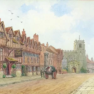 Chapel Street Stratford-upon-Avon Landscape scene