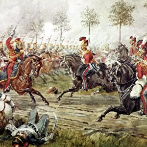 Charge of the 1st Life Guards at Genape