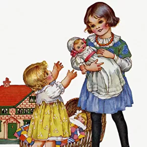 Children and dolls