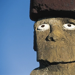 CHILE. VALPARAISO. Ahu Ko Te Riku. Easter Island