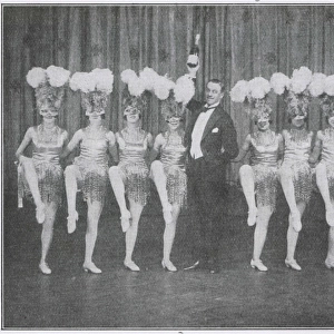 Chorus of the cabaret show Champagne Time, London (1927)