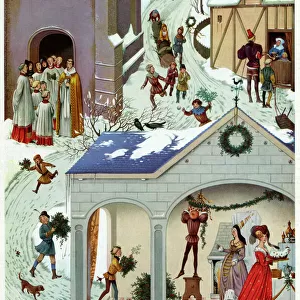 Christmas Eve - about 1460 by Pauline Baynes