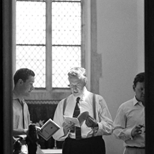 Christopher Keyte and Peter Pears in Rehearsal