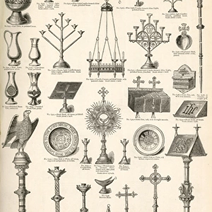 Church Furniture, Plate 166