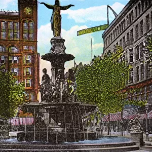 Cincinnati, Ohio, USA - Fountain Square