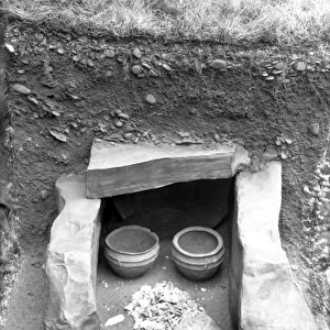 Cist and Burial Urns, Ballywilliam, Donaghadee, 1907