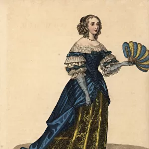 Clara de Hautefort, daughter of Duc d Hauterfort, 1616-1691