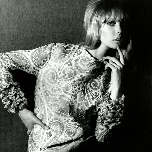 Client: John Craig - Printed blouse - Model: Pattie Boyd