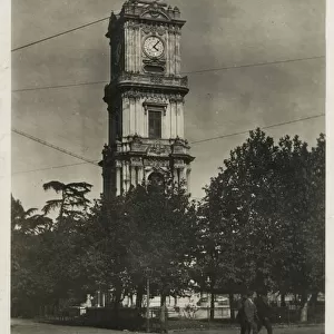 Clock Tower, Dolmabahce Palace, Istanbul, Turkey Date: 1922