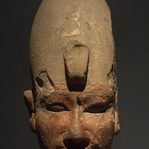 Colossal head of Amenhotep I, second pharaoh of the Eighteen