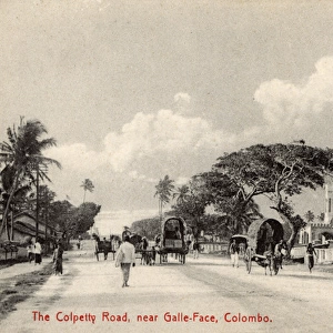 Colpetty Road, near Galle Face, Colombo, Ceylon (Sri Lanka)