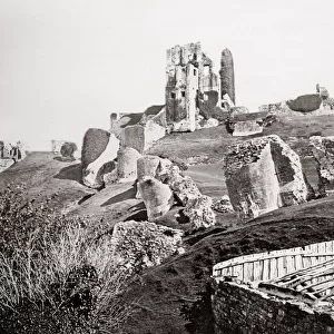 Corfe Castle, Dorset, c. 1880 s