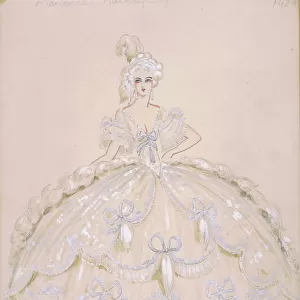 Costume design by Irene Segalla for Evelyn Laye in New Moon
