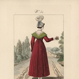 Costume of Pont l Eveque Bavolet bonnet with