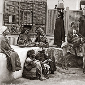 Courtyard, Cairo, Egypt, circa 1880s