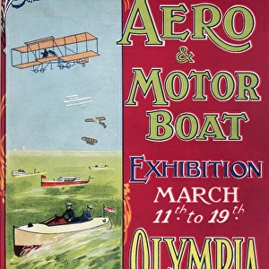 Cover design, Aero and Motor Boat Exhibition