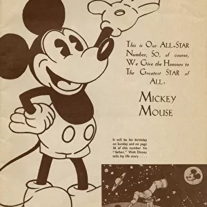Cover of Film Pictorial - September 1933 - Mickey Mouse