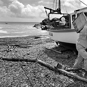 Crab fisherman, Cadgwith, Cornwall