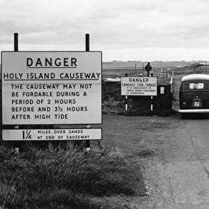 Crossing to Lindisfarne, Holy Island Causeway
