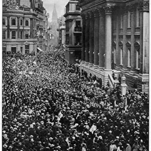Crowds Celebrating / 1900