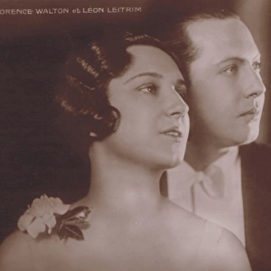 The dancing act of Florence Walton and Leon Leitrim, 1920s