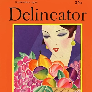 Delineator cover September 1927 by Helen Dryden