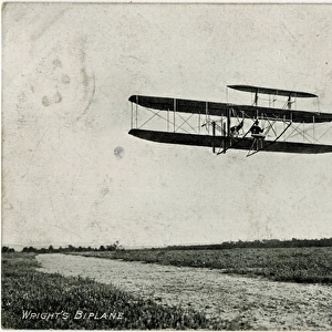 A demonstration flight of Wrights Flyer - France
