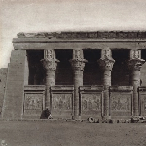 Denderah. The great vestibul sic of the Temple of Hathor