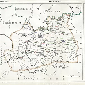 The Domesday Map of Surrey