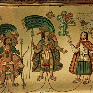 Don Diego de Mendoza Austria Moctezuma, cacique of Tlatelolc