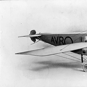 Drawing of an Avro F cabin monoplane of 1912