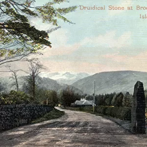 Druidical Stone at Brodick, Isle of Arran, Scotland