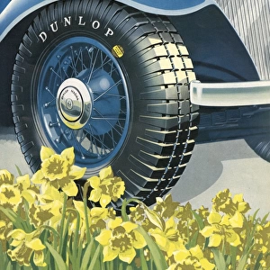 Dunlop Tyre Advert 1934