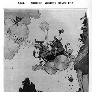 Early experiment in aerial gunnery by Heath Robinson