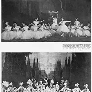 Early successes of the Russian ballet presetned