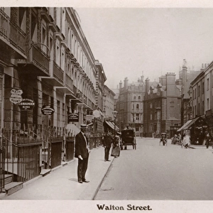The east end of Walton Street, London