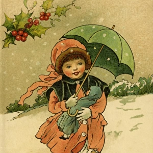 Edwardian Christmas card