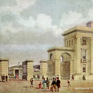 The Entrance to Birmingham Curzon Street Railway Station